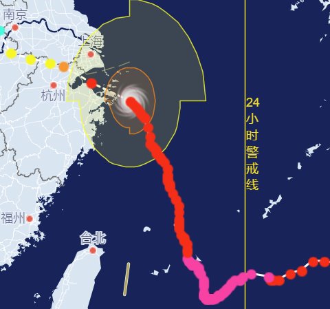 臺風煙花將登陸