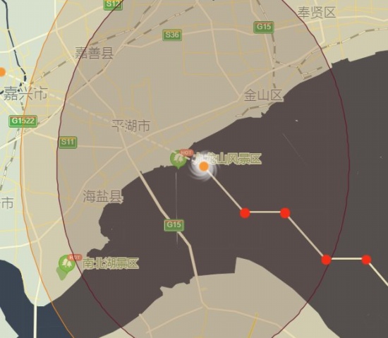 臺風煙花二次登陸浙江嘉興平湖