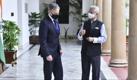 美國國務卿與印度外長討論阿富汗局勢