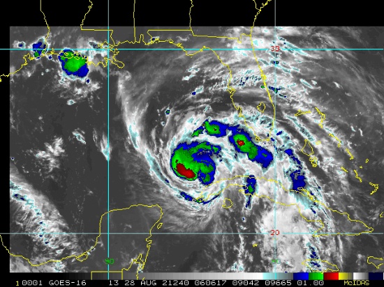 颶風艾達將登陸美國