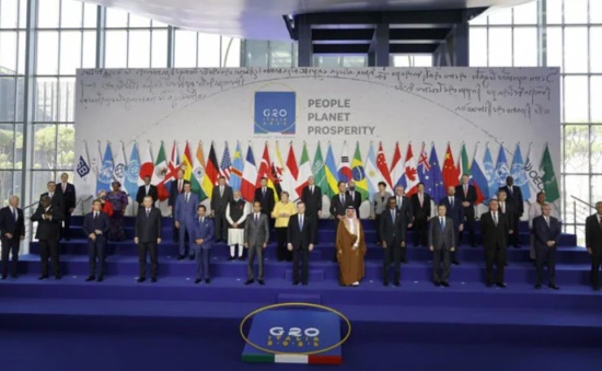 包括美國、印度和中國在內(nèi)的 G20 集團(tuán)占全球溫室氣體排放量的 80%。