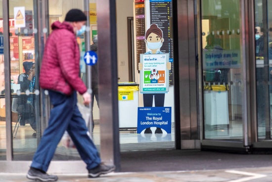 英國新增確診189846例COVID-19病例