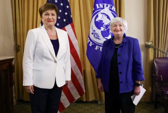 美國財(cái)政部長會(huì)見國際貨幣基金組織總裁談美國經(jīng)濟(jì)韌性