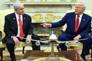 特朗普會見以色列內塔尼亞胡時表示加沙戰爭應盡快