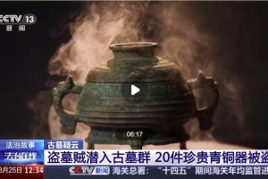 男子看小說學盜墓挖走20余件國寶被抓