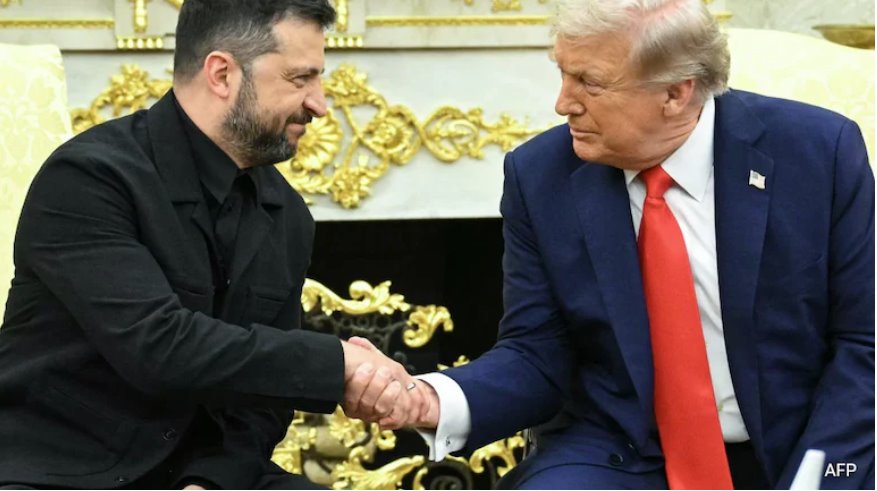 特朗普表示,烏克蘭沒有足夠的實力改變局勢。