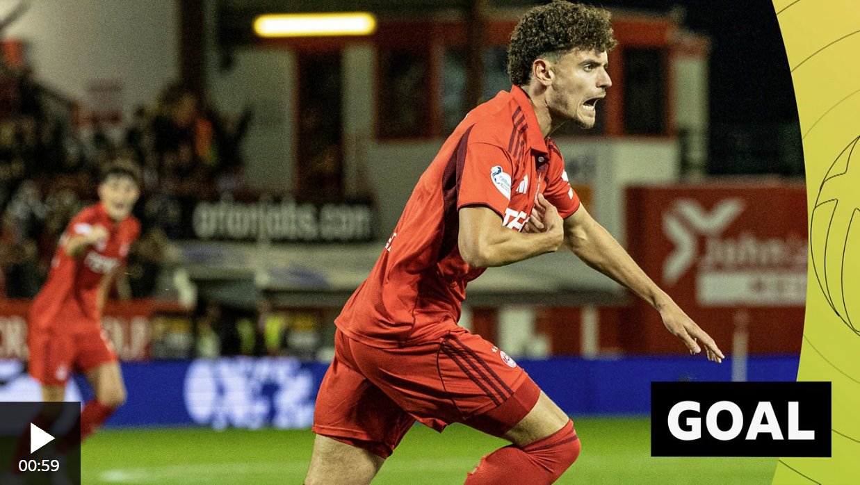 波爾瓦拉進球,阿伯丁隊煥發新生