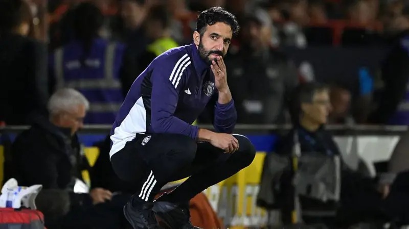 魯本·阿莫林執(zhí)教曼聯(lián)期間，球隊(duì)僅取得35%的勝率