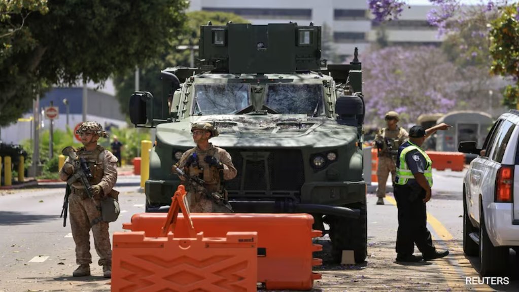 法官稱特朗普在洛杉磯部署軍隊違反聯邦法律