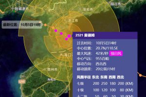 強臺風麥德姆登陸廣東 海